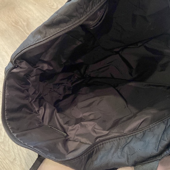 LeSportSac Black Floral Embroidered Tote Bag - Picture 3 of 4